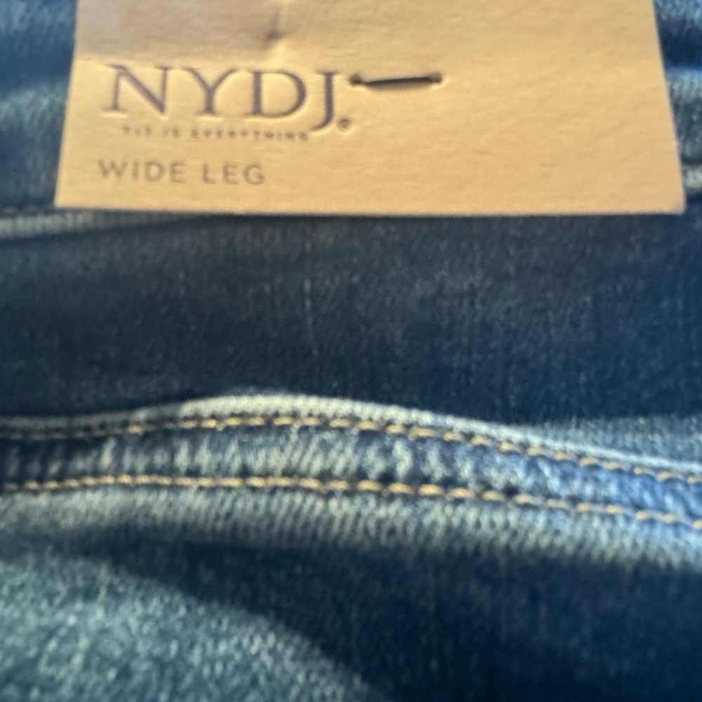 NYDJ Wide Leg Jeans - Dark Blue